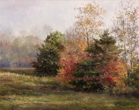 Framed Autumn Morning Print