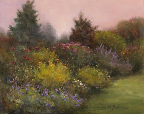 Framed Edge of the Garden Print