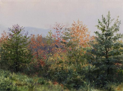 Framed Autumn Morning Print