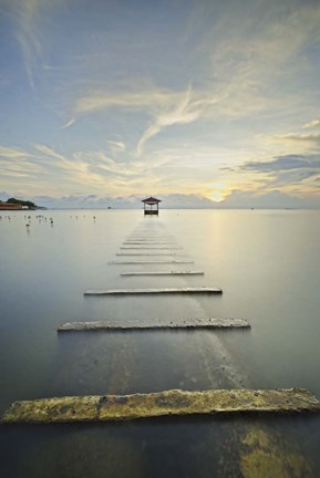 Framed Ocean Train Print