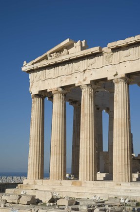 Framed Pillars of a Collaseum Print