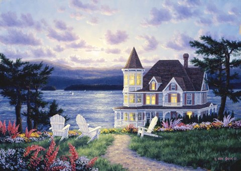 Framed Victorian Getaway Print