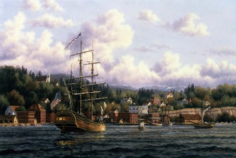 Framed Columbia Print