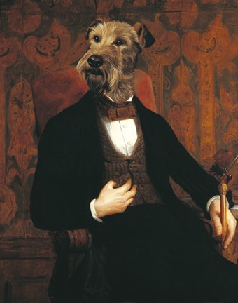 Framed Monsieur Print