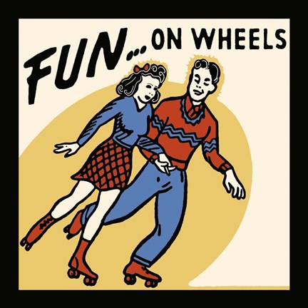 Framed Fun...On Wheels Print