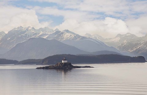 Framed Eldred Rock Lighthouse, Alaska 09 Print
