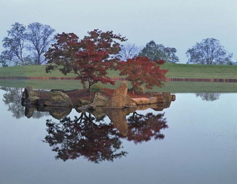 Framed Reflections #2, Hocking Hills, Ohio 92 Print