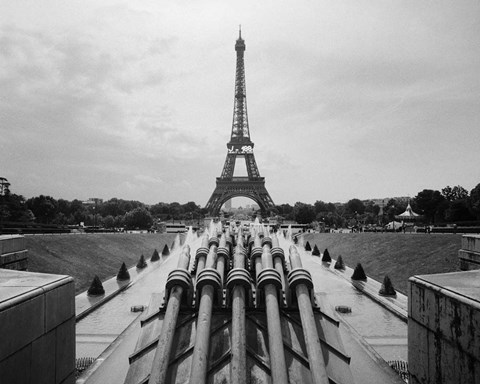 Framed Eiffel Tower #1, Paris, France 99 Print