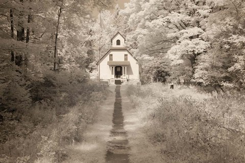 Framed At the End of the Road Print