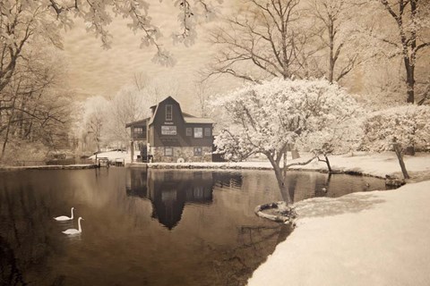 Framed Petersen Mill, Saugatuck, Michigan 11 Print
