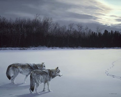 Framed When Paths Cross Print