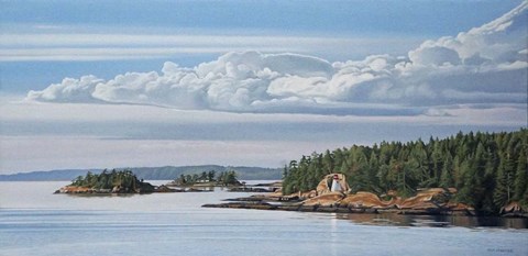 Framed Coastal Lighthouse Print