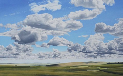 Framed Prairie Clouds Print