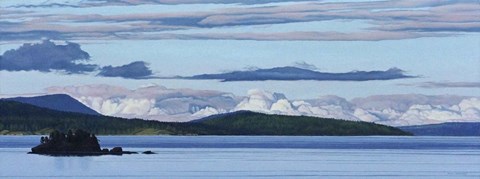 Framed Swartz Bay Evening Print