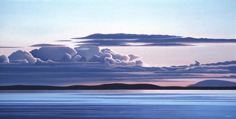 Framed Evening Clouds 2 Print