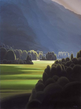 Framed St. Mart&#39;s Valley Print