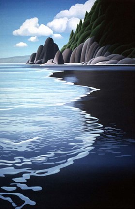 Framed Washington Coast Print