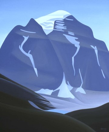 Framed Mt. Temple Print