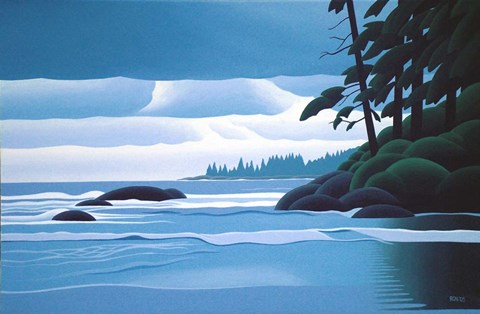 Framed Heavy Skies Print