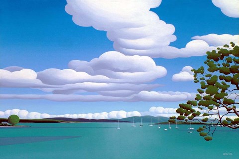 Framed Oak Bay Print