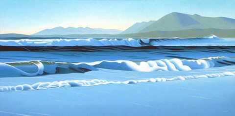 Framed Pacific Surf Print