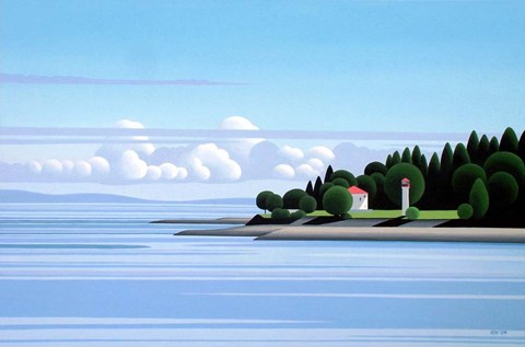 Framed Lighthouse Print