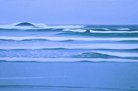 Framed Sombre Shore Print