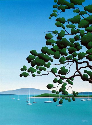 Framed Spreading Oak Print