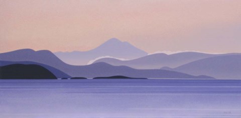 Framed Mount Baker - Predawn Print