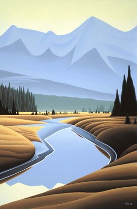 Framed Kootenay Autumn Print