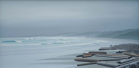 Framed Gray Sky Print