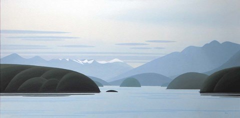 Framed Across The Bay Print