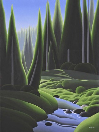 Framed Alpine Summer Print