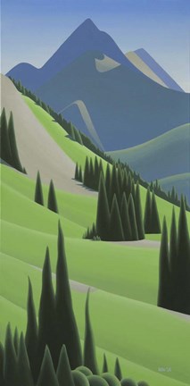 Framed Alpine Grandeur Print