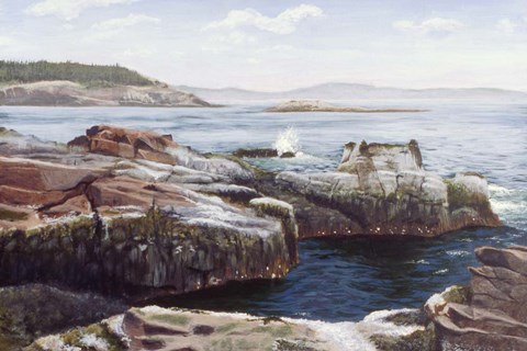 Framed Thunder Hole Print