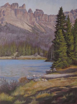 Framed Brooks Lake Print