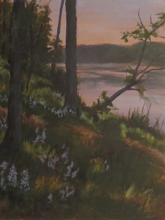 Framed Lupines Print