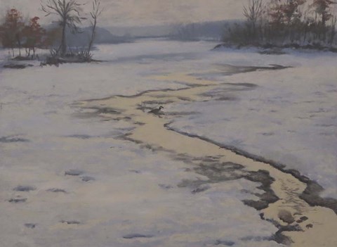 Framed Trickle Print