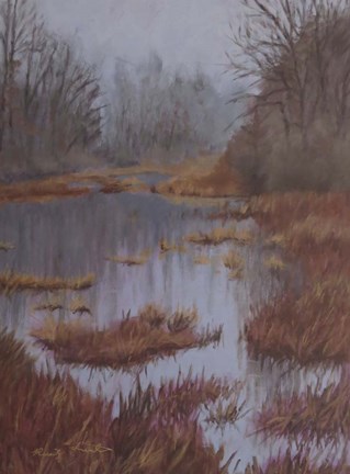 Framed Wetland, Kensington Print