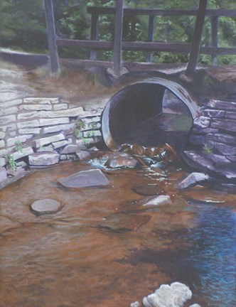 Framed Plein Air Culvert Print