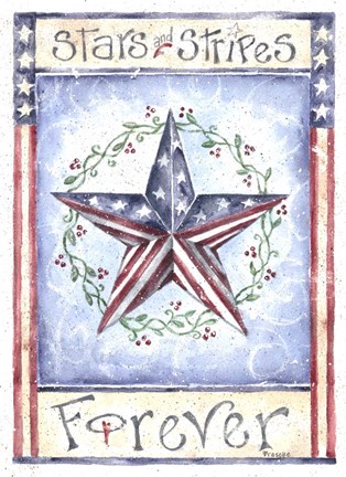 Framed Stars and Stripes Forever Print