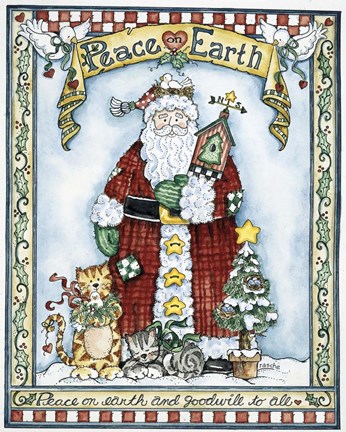 Framed Peace On Earth Print