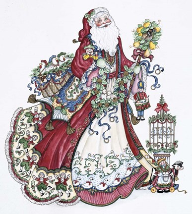 Framed Twelve Days Of Christmas Print