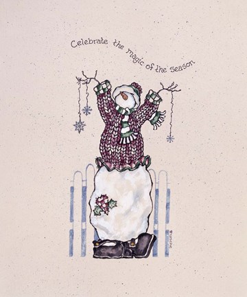 Framed Celebrate Print