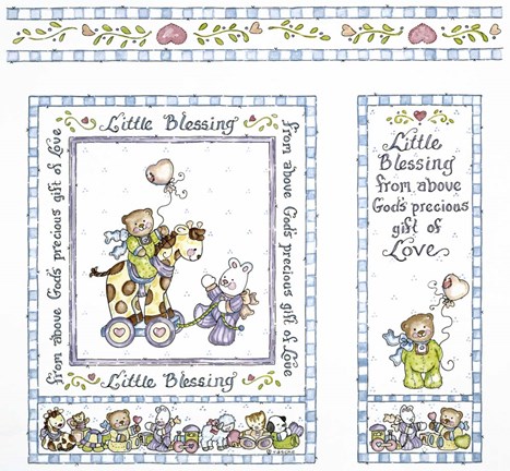 Framed Little Blessing 1 Print