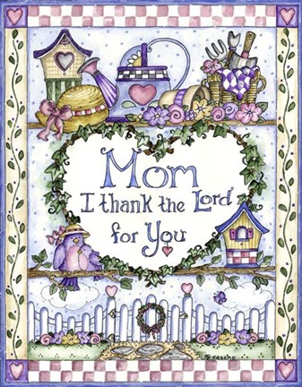 Framed Mom Design Print