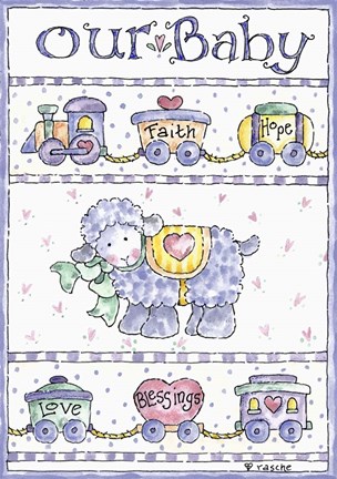 Framed Our Baby 2 Print