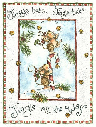 Framed Jingle All The Way Print