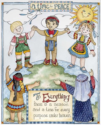 Framed Time For Peace Print