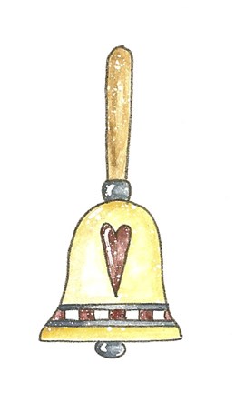 Framed School Handbell Print